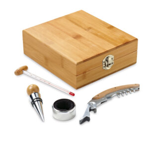 WINE SET BAMBOO