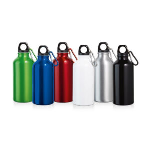 SPORTS BOTTLE 400ML WITH CARABINER CLIP