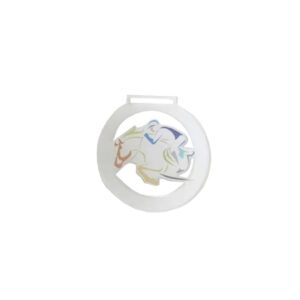 RIDING PLEXIGLASS MEDAL 7.5CM
