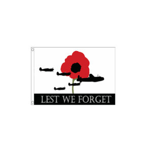 RAF "LEST WE FORGET" FLAG 150X90CM
