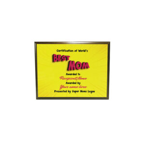 ULTRA YELLOW DESIGN WOODEN PLAQUE 25.5CMX20CM
