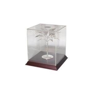 SILVER PLATED POMEGRANATE TREE WITH SWAROWSKI ELEMENTS
