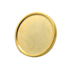 GOLD CIRCLE PIN FOR DOMING 3CM