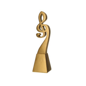 MUSIC TREBLE CLEF SYMBOL AWARD 23CM