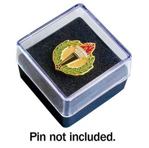 CAPSULE TRANSPARENT BOX FOR PINS