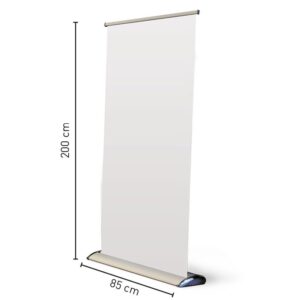 DELUXE ROLL UP BANNER 200CM*85CM