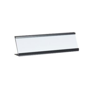 METALLIC NAME HOLDER IN BLACK (LHJDZ0620BK)
