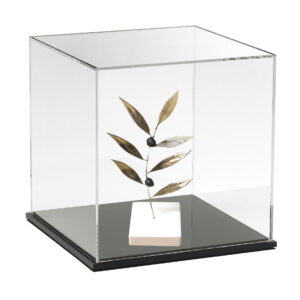 MEDIUM SILVER HANDMADE OLIVE BRANCH IN A BOX