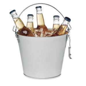 BUCKET FOR BEERS WITH OPENER